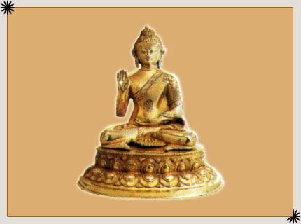 Brass RR 3532 Buddha Statue, Size : 10feet, 2feet