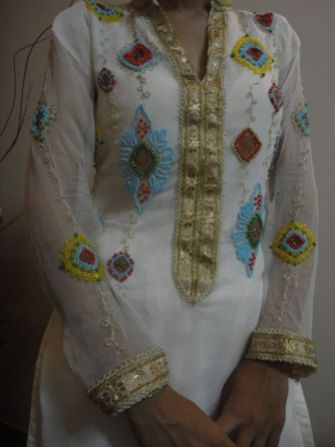 long frocks in silk