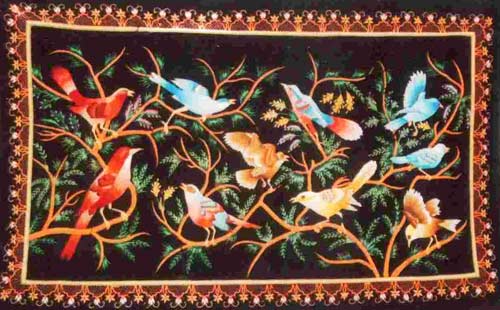 Item Code :- HI - 203 Zari Embroidery Wall Panels