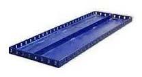 Rectangula Metal Centering Plates, for Construction, Industrial, Color : Blue