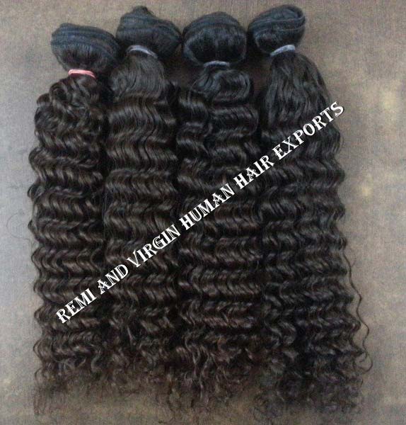 RVHHEXPORTS Curly Human Hair Manufacturer