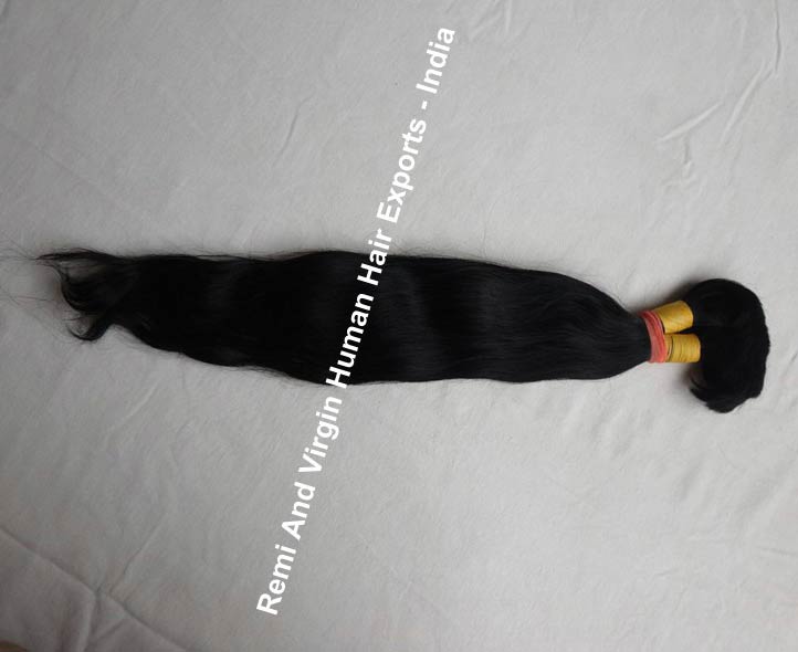 RVHH Exports Indian Remy Bulk Hair, Length : 10-30 Inch