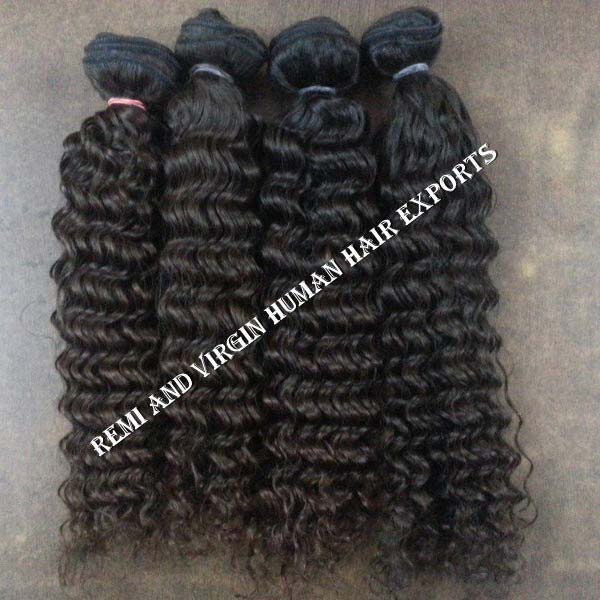 Indian Remy Curly Hair Extensions, Length : 10-30 Inch