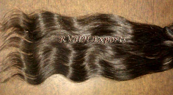 RVHHEXPORTS Natural Remy Human Hair, Style : Wavy