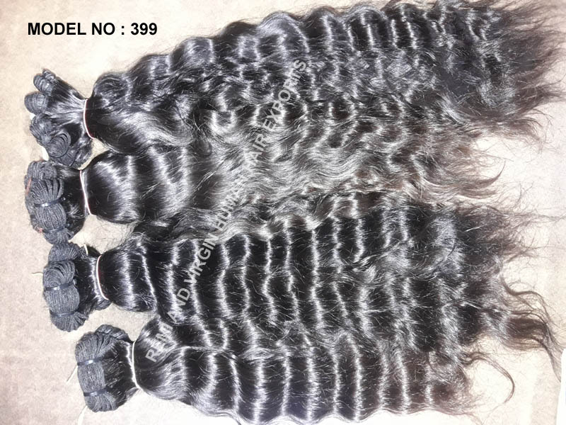 Raw Wavy human hair