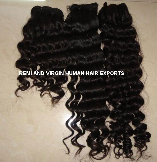RVHH Exports Real Curly Hair, Length : 10 inch -28 inch