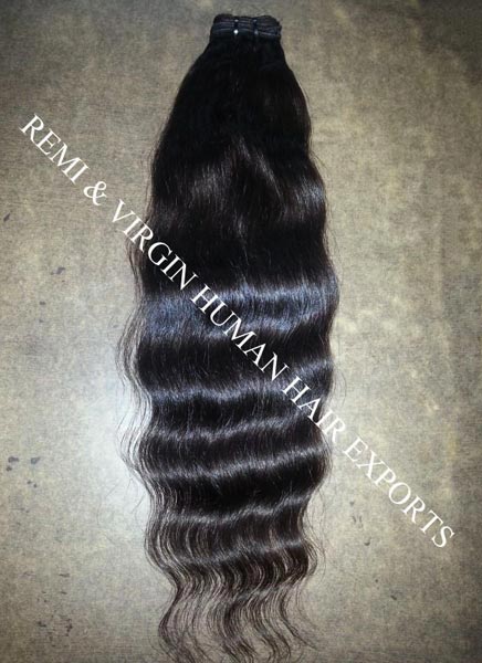 Remi And Virgin Human Hair, Style : Natural Wavy