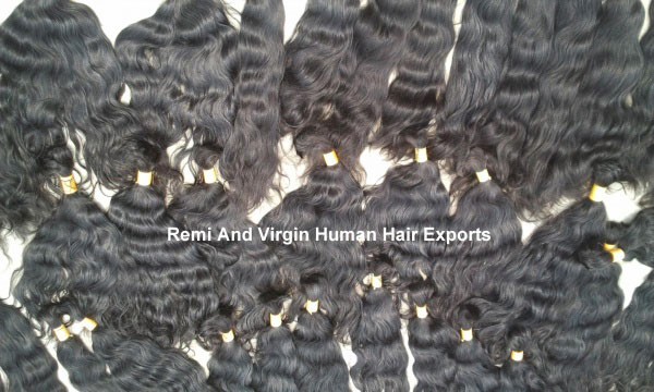 RVHH Remy Hair Bulk, Length : 10 inch -32 inch