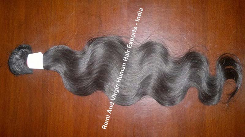 RVHHEXPORTS Remy Natural Wavy Hairs, Style : BODY WAVE