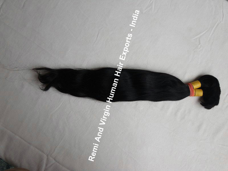 Remy Single Drawn Straight Human Hair, Length : 10 inch -32 inch