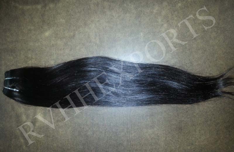 Silky Straight Indian Human Hair Extension, Length : 10-30 Inch