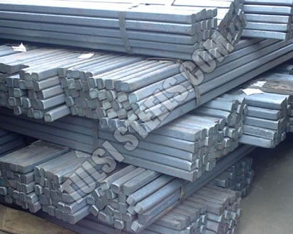 Polished Mid Steel MS Square Bars, for Conveyors, Industrial, Certification : ISI Certified