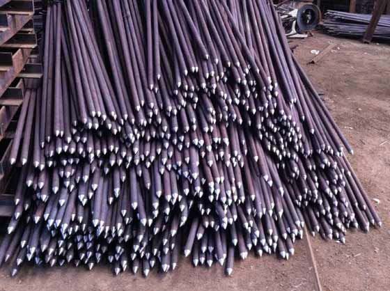 Polished Galvanized Iron Earthing Rods, Certification : ISI Certified