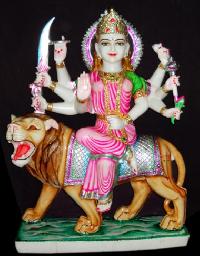 marble goddess laxmi statue