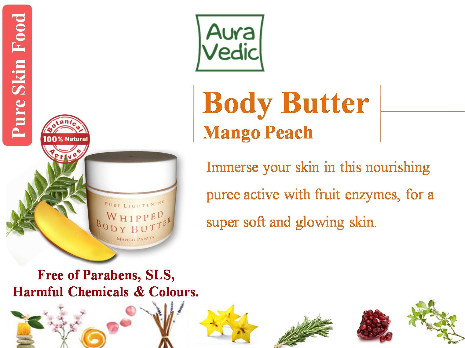 Mango Papaya Body Butter cream