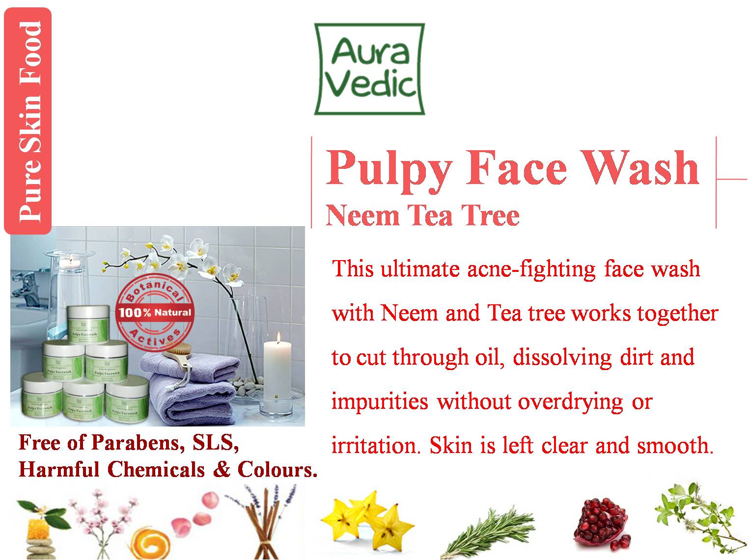 Neem Tea Tree Pulpy Face Wash