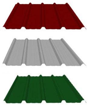 Color Coated Trapezoidal Profile Sheets