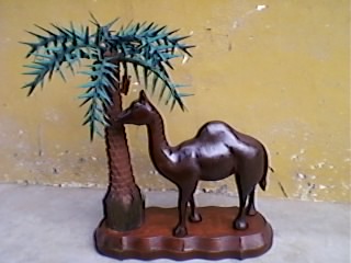 Palm Tree with Camel Home Decoration