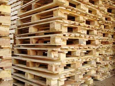 Non Polished wooden pallets, Capacity : 0-200kg