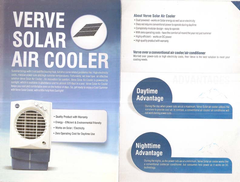Verve Solar Air Cooler