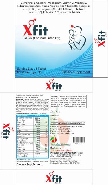 Xfit Tablets Manufacturer In Delhi Delhi India By D D Nutritions Pvt Ltd Id 3423389