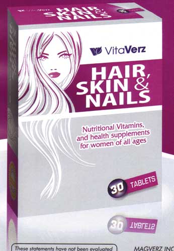 Vitaverz Hair, Skin & Nail Tablets