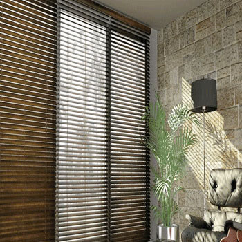 wooden blinds