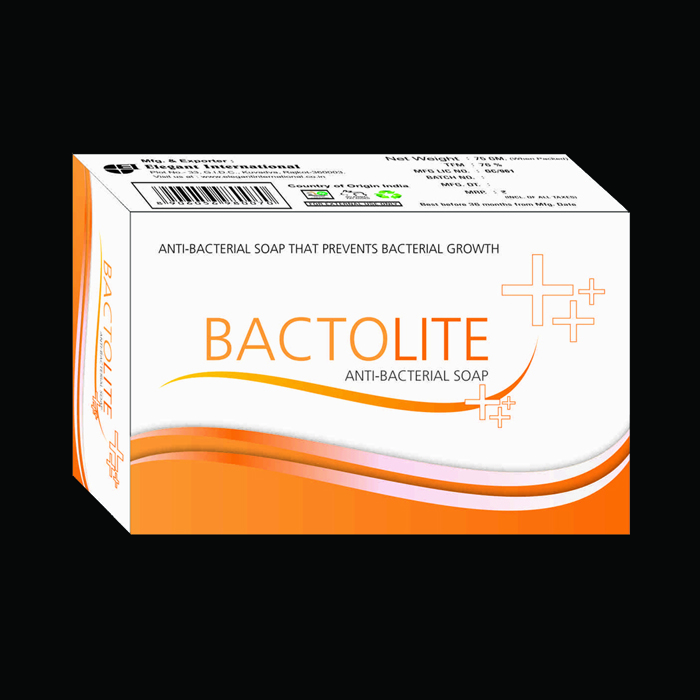 BACTOLITE 100gm Antiseptic Bath Soap, Shape : Rectangular