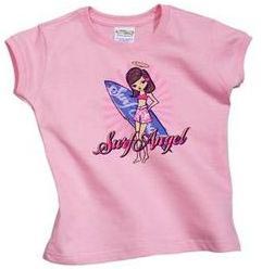 Girls Round Neck T Shirt