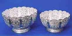 Silver plated bowls