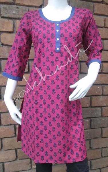 Khadi Cotton Dailywear Kurti, Feature : Naturally dyed