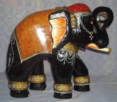 Painted Deco Elephant