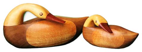 Wooden Handicrafts, Animal Figure  Ig-15, Ig-16