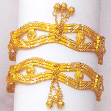 Gold Bangles Gb - 002