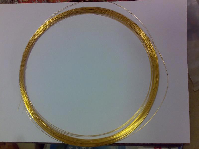 Nichrome Round Gold Wire, for Electrodes welding., Color : Golden