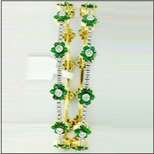 Emerald Bangles Vjm-6113