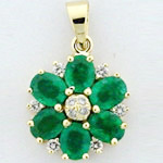 Emerald Pendants