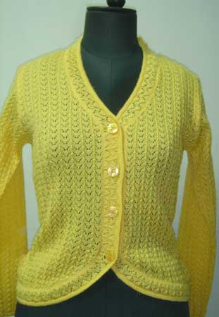 Hand knitted woolen Cardigan