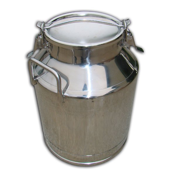 Steel milk can