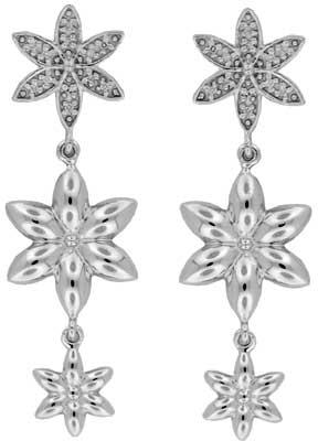 Silver Diamond Earrings (SDE - 001)