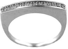 Silver Diamond Rings - Sdr 002