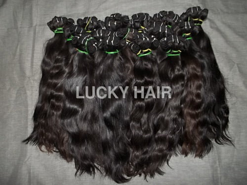 Wavy Machine Weft Hair