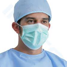 Disposable Face Mask 3 ply Ear Loop blue