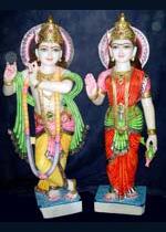 Marble God Radha Krishna