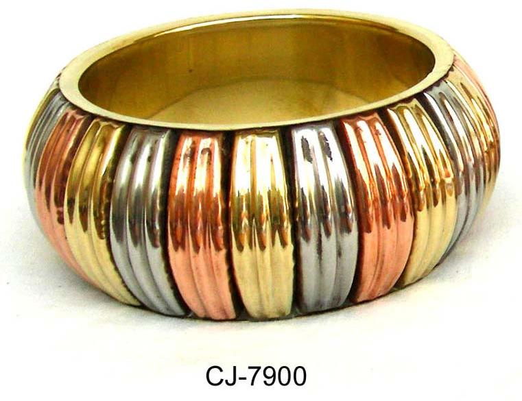 Brass Bangles, Color : Gold Silver