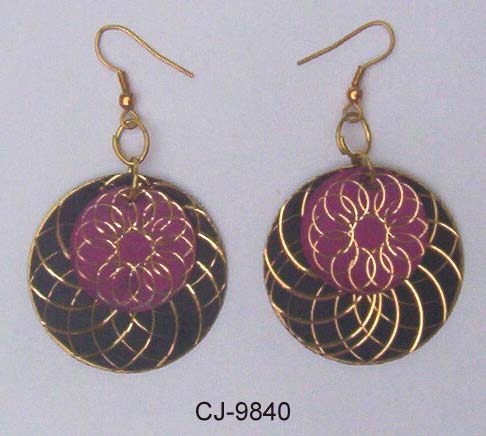 Brass Earring Antique (CJ9840), Gender : Women, Girls