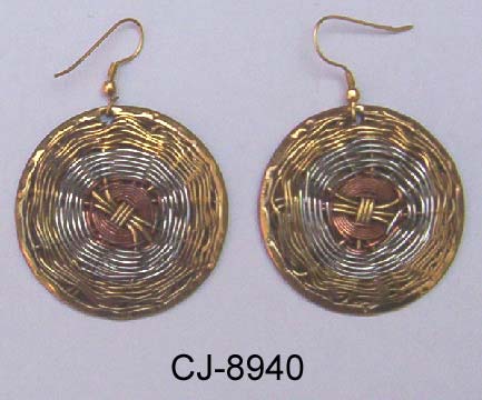 Brass Earring (CJ-8940)