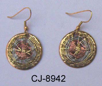 Brass Earring (CJ-8942)