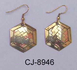 Brass Earring (CJ-8946)
