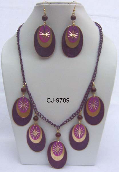 Brass Necklace Set (CJ-9789)